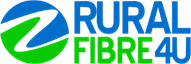 Rural Fibre 4U Blue and Green Logo